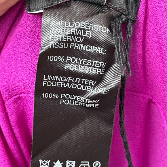 NWT Patricia Field Dress Fuchsia Purple Tiered Ruffles Size 10 Flirty Frills - Picture 8 of 10